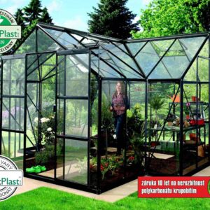 Polykarbonátový skleník VITAVIA SIRIUS, PC 6 mm, černý LG633