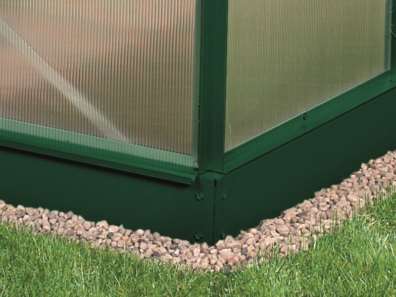 Skleník ze skla VITAVIA VENUS 3800, čiré sklo 3 mm, zelený LG1031 - Obrázek 4