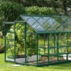 Skleník ze skla VITAVIA VENUS 6200, čiré sklo 3 mm, zelený LG1033 - Image 2