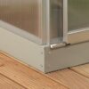 Skleník ze skla VITAVIA URANUS 11500, čiré sklo 3 mm, stříbrný LG1038 - Image 5