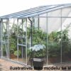 Polykarbonátový skleník VITAVIA IDA 5200, PC 4 mm, stříbrný LG298