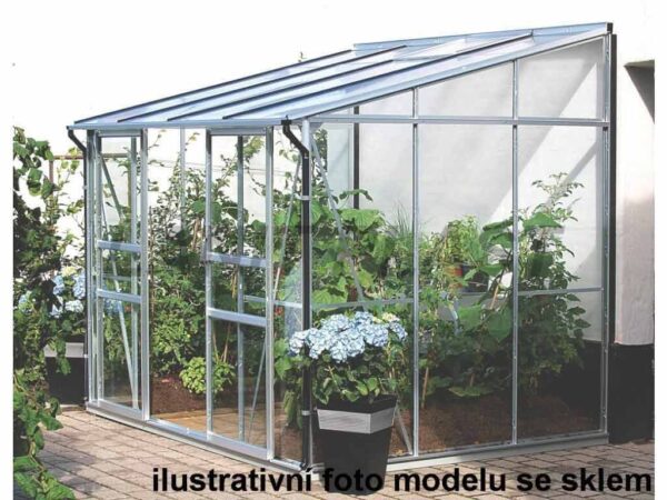 Polykarbonátový skleník VITAVIA IDA 5200, PC 4 mm, stříbrný LG298