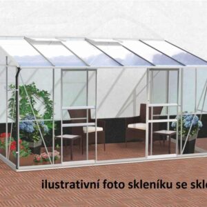 Polykarbonátový skleník VITAVIA IDA 7800, PC 4 mm, stříbrný LG301