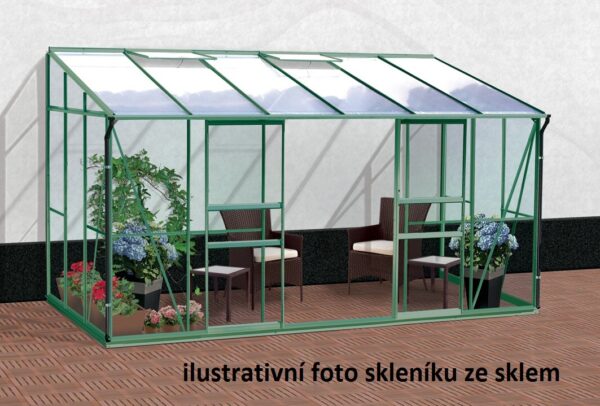 Polykarbonátový skleník VITAVIA IDA 7800, PC 4 mm, zelený LG1131