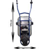 Motúčko EXTRA POWER Pozinkovaná korba 100 l  Pozinkovaný rám Lamelová 16 cm - Image 2