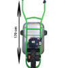 Motúčko STANDARD POWER Plastová korba 200l Skládací rám Lamelová 16 cm - Image 2