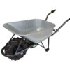 Motúčko STANDARD POWER Pozinkovaná korba 100 l  Skládací rám Lamelová 16 cm