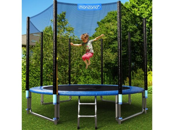 Trampolína Ø 305 cm s bezpečnostní sítí a certifikátem TÜV SÜD GS