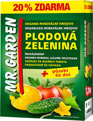 AGRO CS Mr.Garden organo-minerální hnojivo Plodová zelenina 1,2 kg