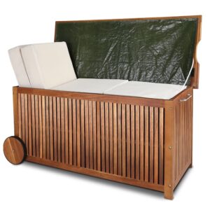 Dřevěný úložný box 350 L - akát