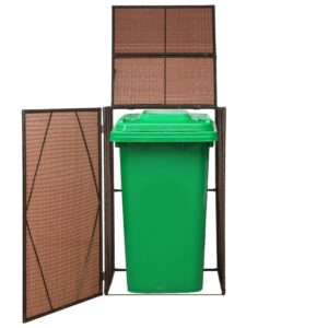 Kryt na koš na odpadky - hnědý