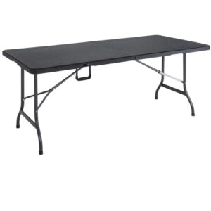 Ratanový stůl 180x75x73cm - černý