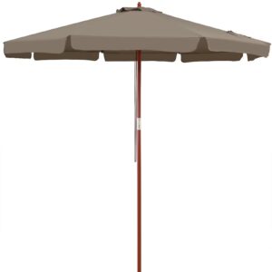 Zahradní slunečník Ø330 cm - taupe