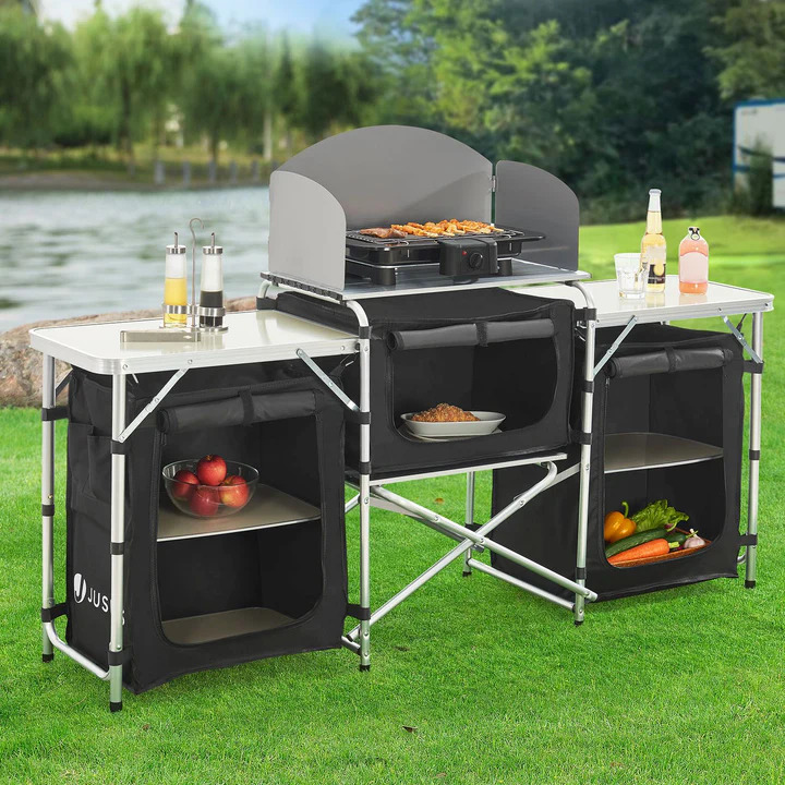 Kempová kuchyně Garda - černá