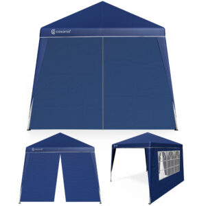Zahradní altán Capri 3x3 m - 2 boční stěny - modrá