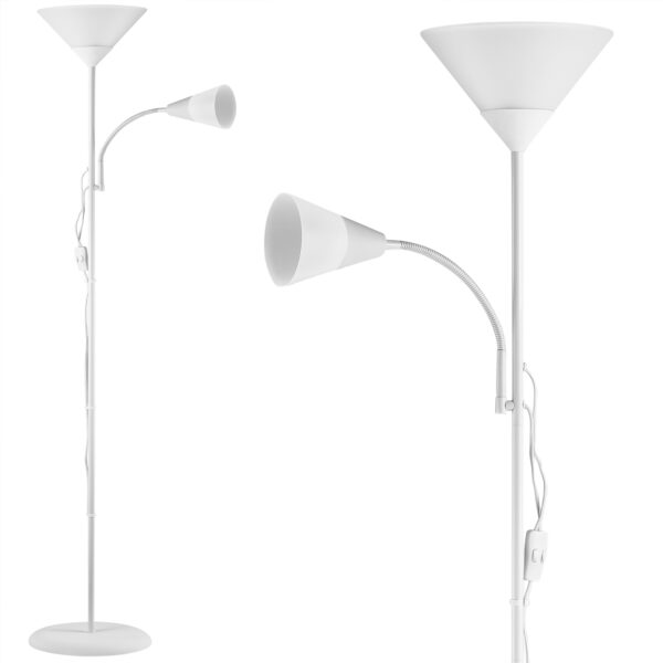 Stojací lampa Alissa - bílá