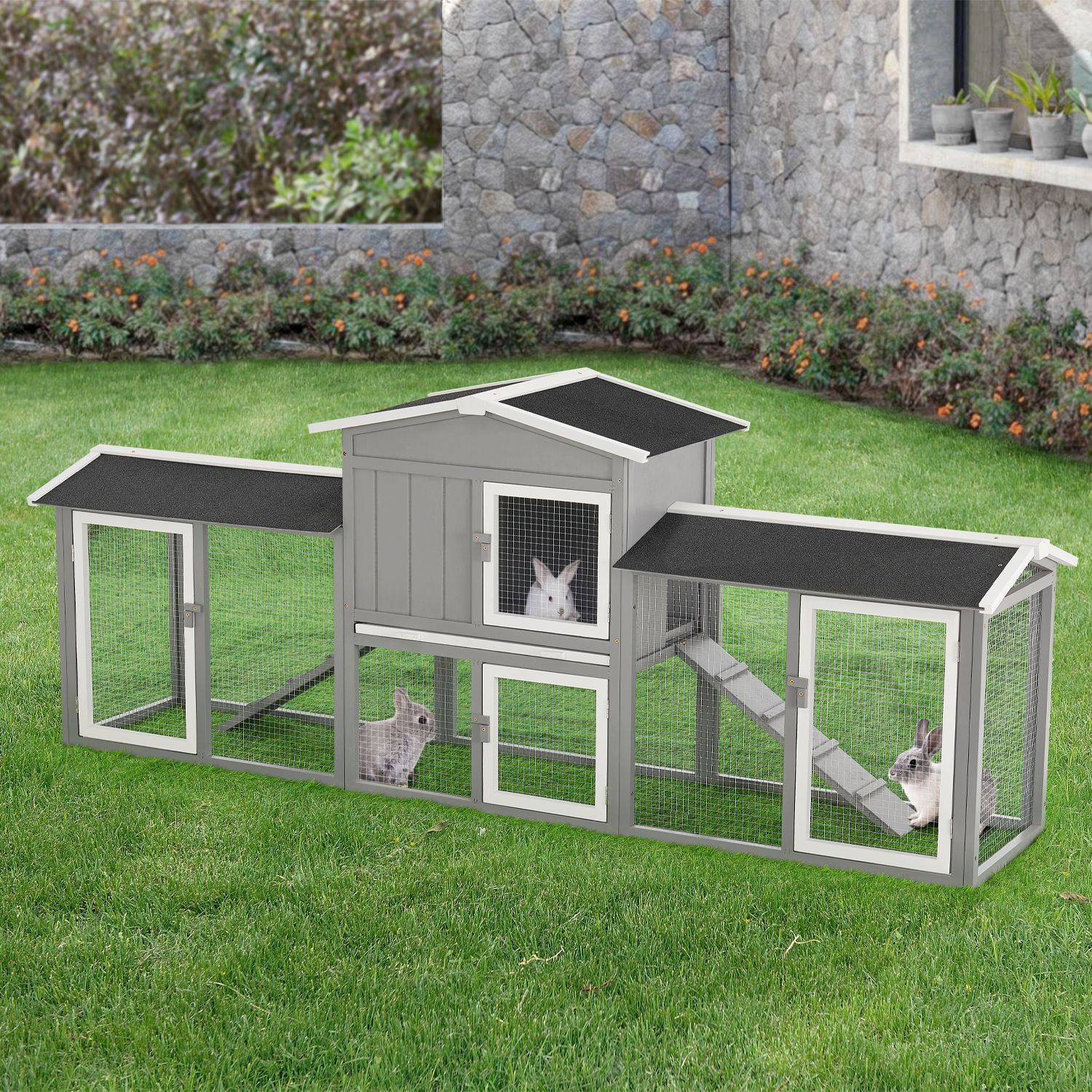 Králíkárna 210x43x86 cm