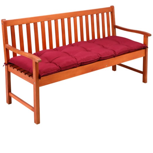 Poduška na lavici 145x45x8 cm - bordová