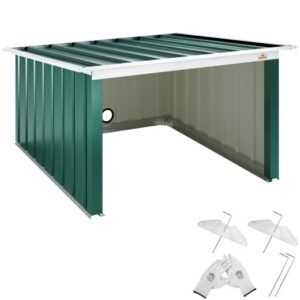 Garáž pro robotickou sekačku 89x90x54 cm - zelená
