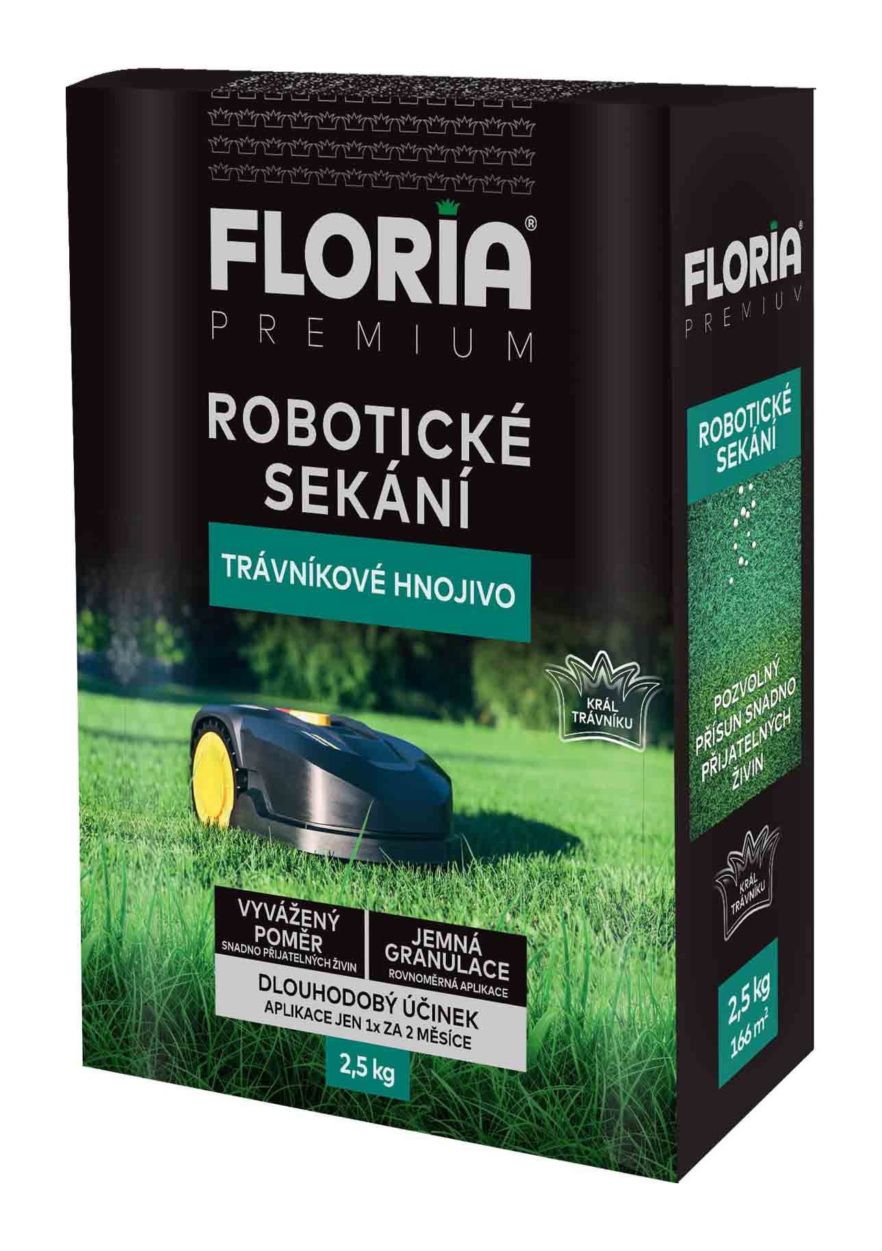 AGRO CS FLORIA PREMIUM Trávníkové hnojivo pro robotické sekání 2,5 kg