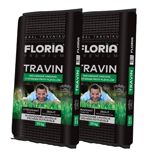 AGRO CS FLORIA PREMIUM trávníkové hnojivo Travin 40 kg + Dárek ZDARMA