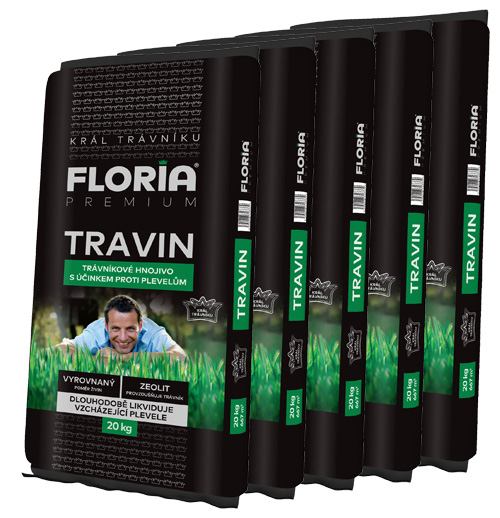 AGRO CS FLORIA PREMIUM trávníkové hnojivo Travin 100 kg + Dárek ZDARMA