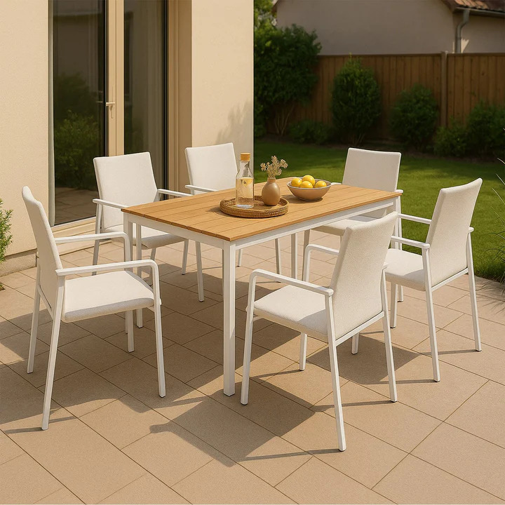 Zahradní hliníková sestava Maui - béžová