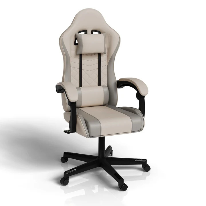 Kancelářská židle HyperSeat - béžová/šedá