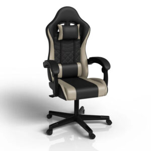 Kancelářská židle HyperSeat - černá/béžová
