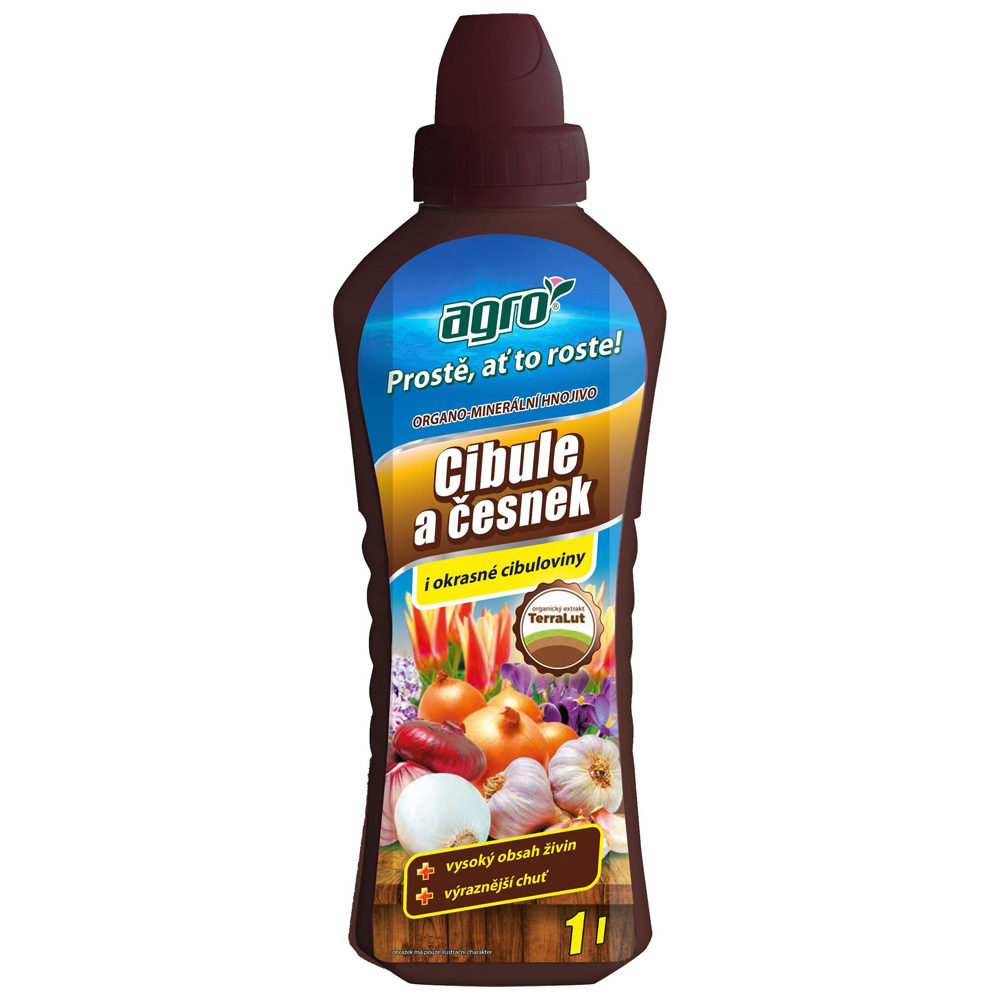 AGRO CS AGRO Organominerální kapalné hnojivo na cibuli a česnek 1 l