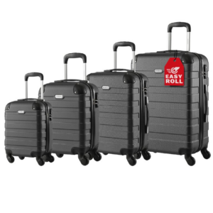 Set 4 ks cestovních kufrů - černý