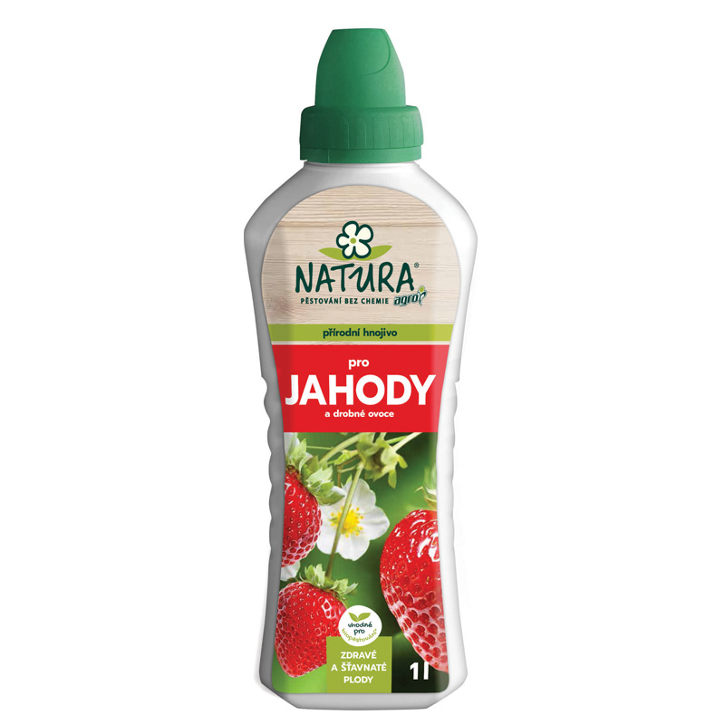 AGRO CS NATURA Přírodní hnojivo pro jahody a drobné ovoce 1 l