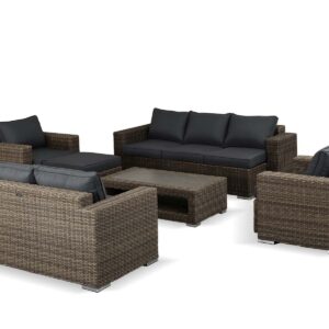 Umělý ratan Zahradní sestava Marina Luxury