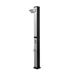 Solární sprcha Square 40 L - stříbrná