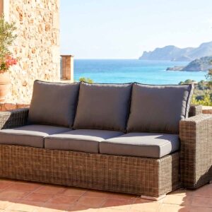 Umělý ratan zahradní 3-sofa Marina Luxury