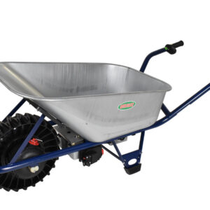 Motúčko EXTRA KLASIK - elektrické kolečko Pozinkovaná korba 100 l Standardní rám 1x LiFePo 12 V / 25 Ah Lamelová 10 cm