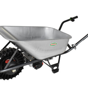 Motúčko EXTRA KLASIK - elektrické kolečko Pozinkovaná korba 100 l Skládací rám 1x LiFePo 12 V / 25 Ah Lamelová 10 cm