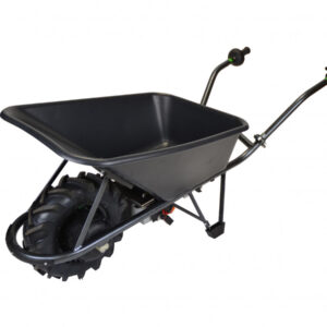 Motúčko EXTRA KLASIK - elektrické kolečko Plastová korba 80 l Skládací rám 1x LiFePo 12 V / 25 Ah Lamelová 10 cm