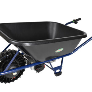 Motúčko EXTRA KLASIK - elektrické kolečko Standardní rám Plastová korba 120 l 1x LiFePo 12 V / 25 Ah Lamelová 10 cm
