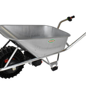 Motúčko STANDARD KLASIK - elektrické kolečko Pozinkovaná korba 100 l Pozinkovaný rám Lamelová 16 cm