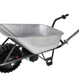 Motúčko STANDARD KLASIK - elektrické kolečko Pozinkovaná korba 100 l Skládací rám Lamelová 16 cm