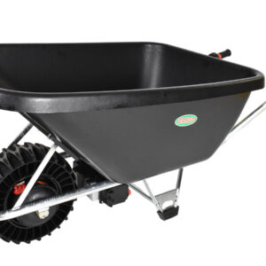 Motúčko STANDARD KLASIK - elektrické kolečko Pozinkovaný rám Plastová korba 200 l Lamelová 16 cm