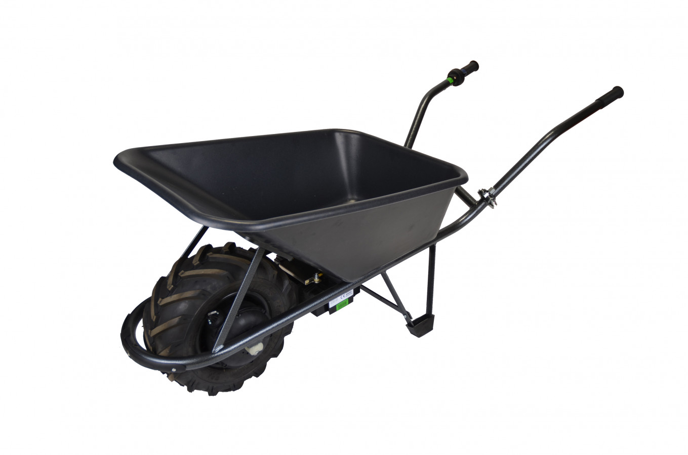 Motúčko STANDARD KLASIK - elektrické kolečko Plastová korba 80 l Skládací rám Lamelová 16 cm