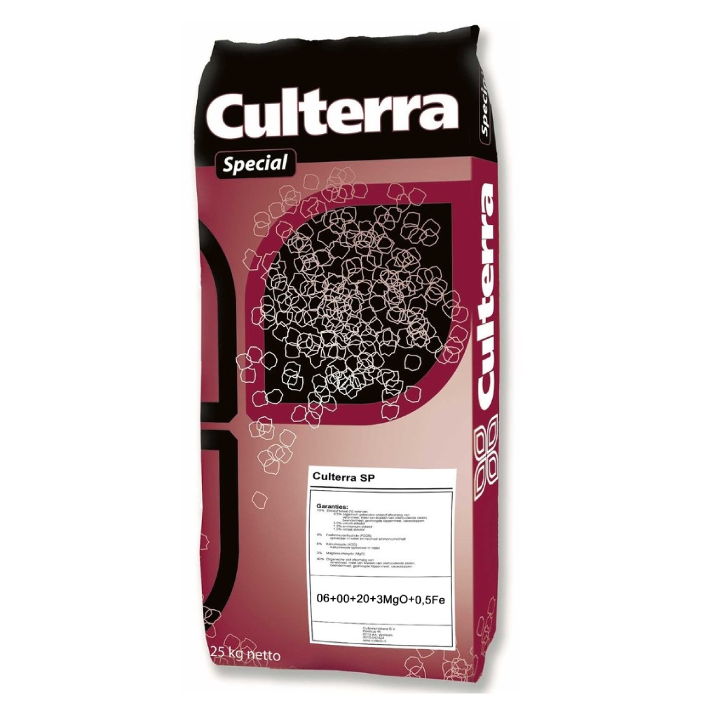 Culterra Special Prills 06+00+20+3MgO+0,5Fe trávníkové hnojivo 25 kg