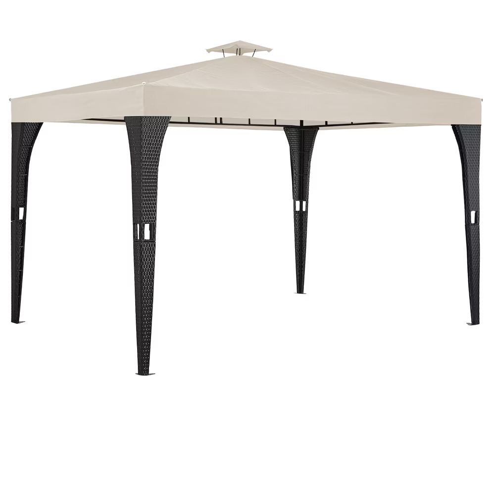 Ratanový altán 3x4 m - krémový