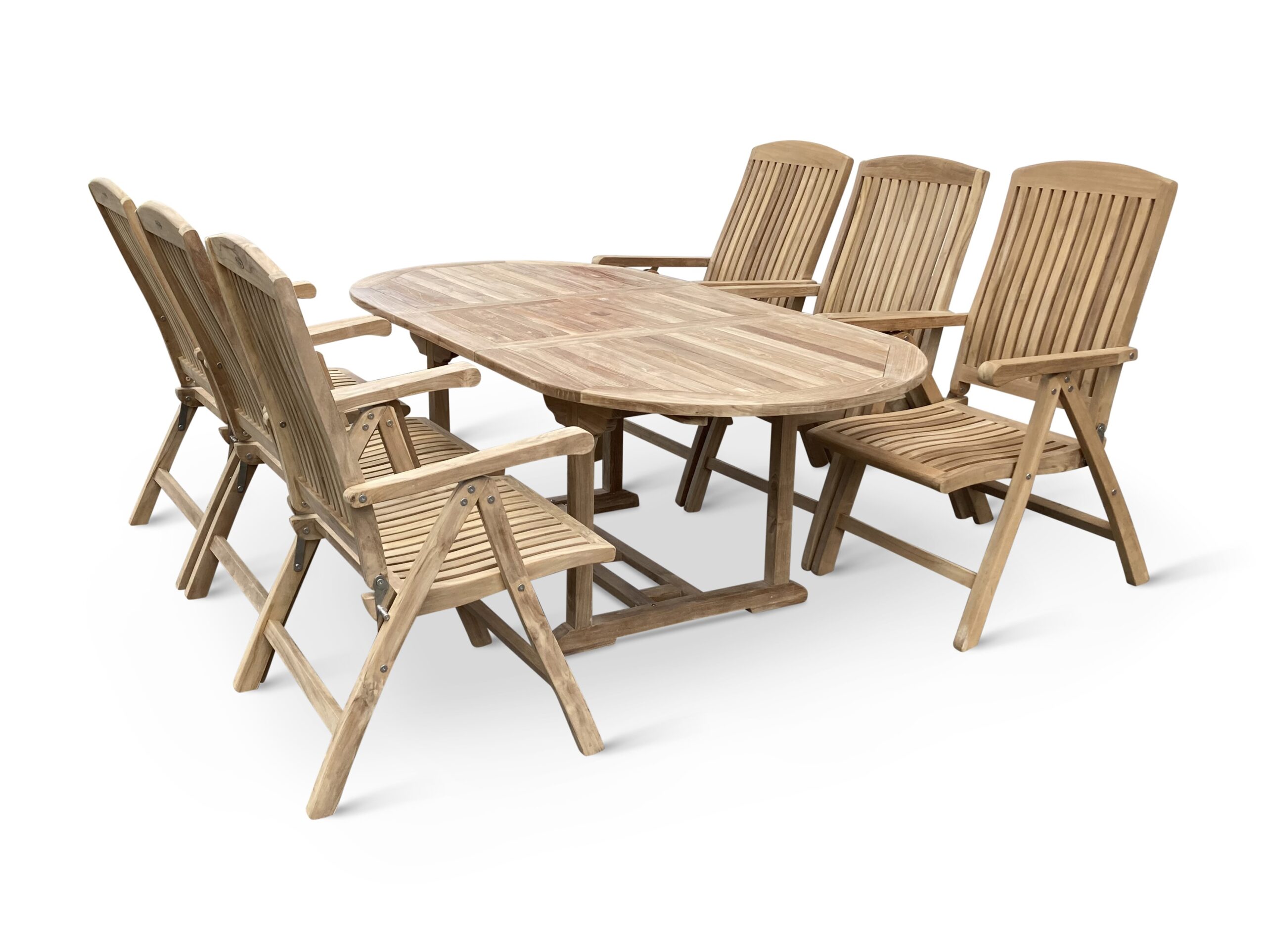 Zahradní sestava teak Alfi II 1+6