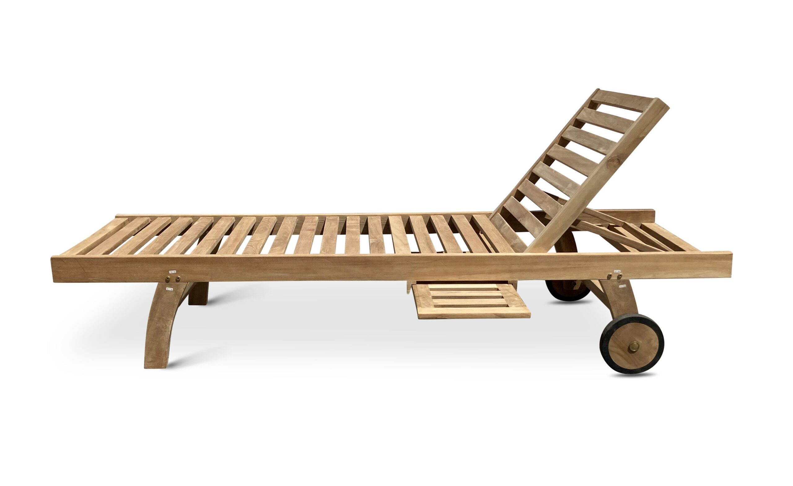 Zahradní lehátko Wawe - teak