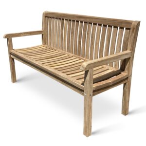 Zahradní teaková lavice Kingsbury 150 cm