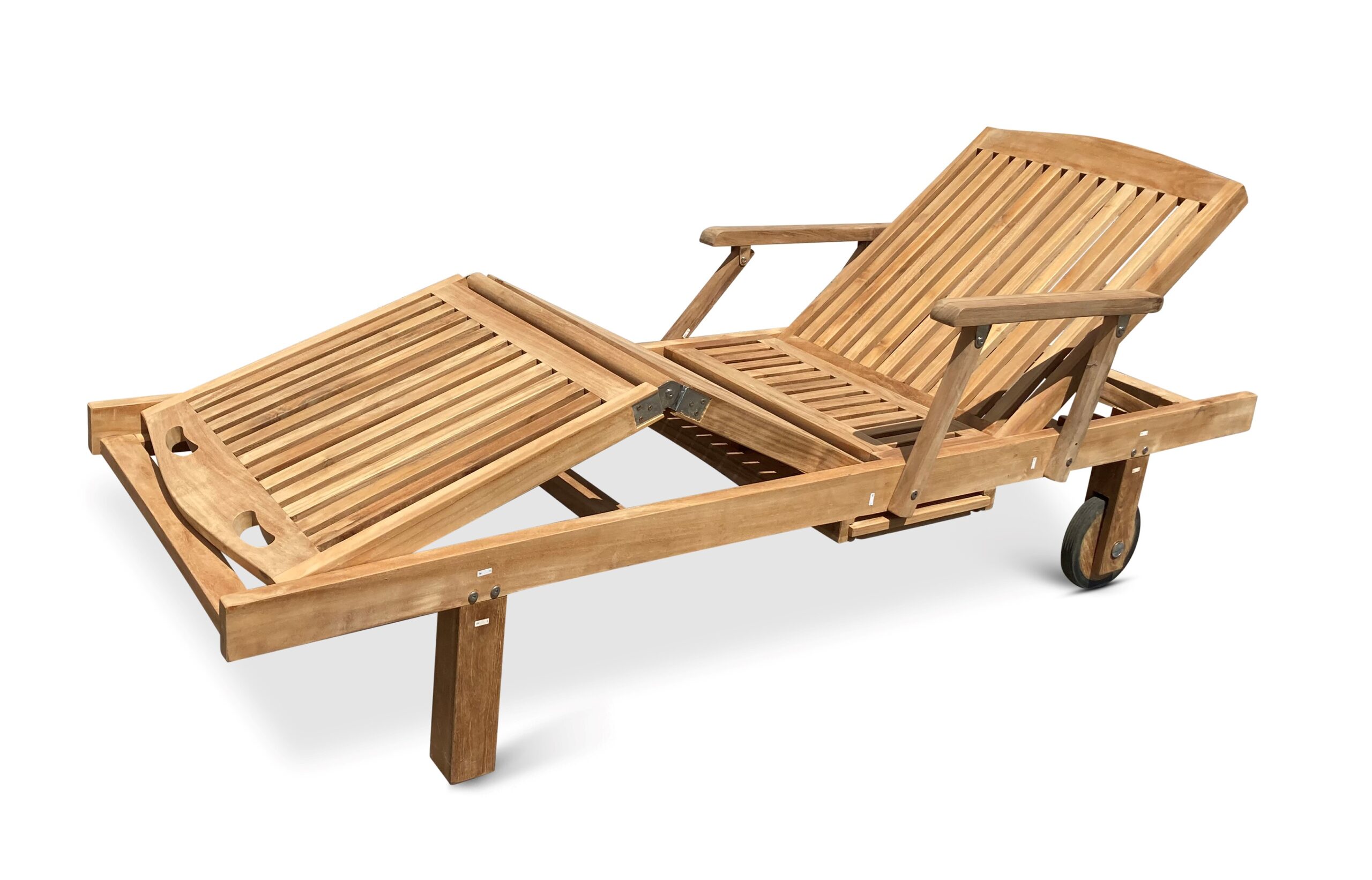 Zahradní polohovací lehátko Beauty teak