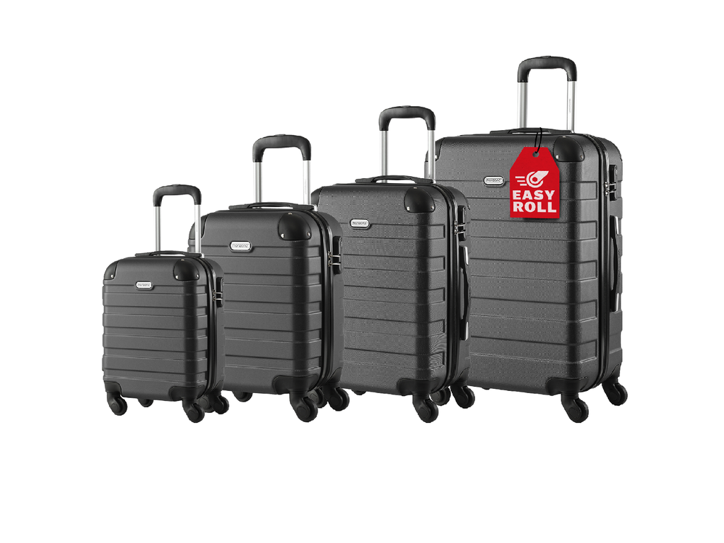 Set 4 ks cestovních kufrů - černý